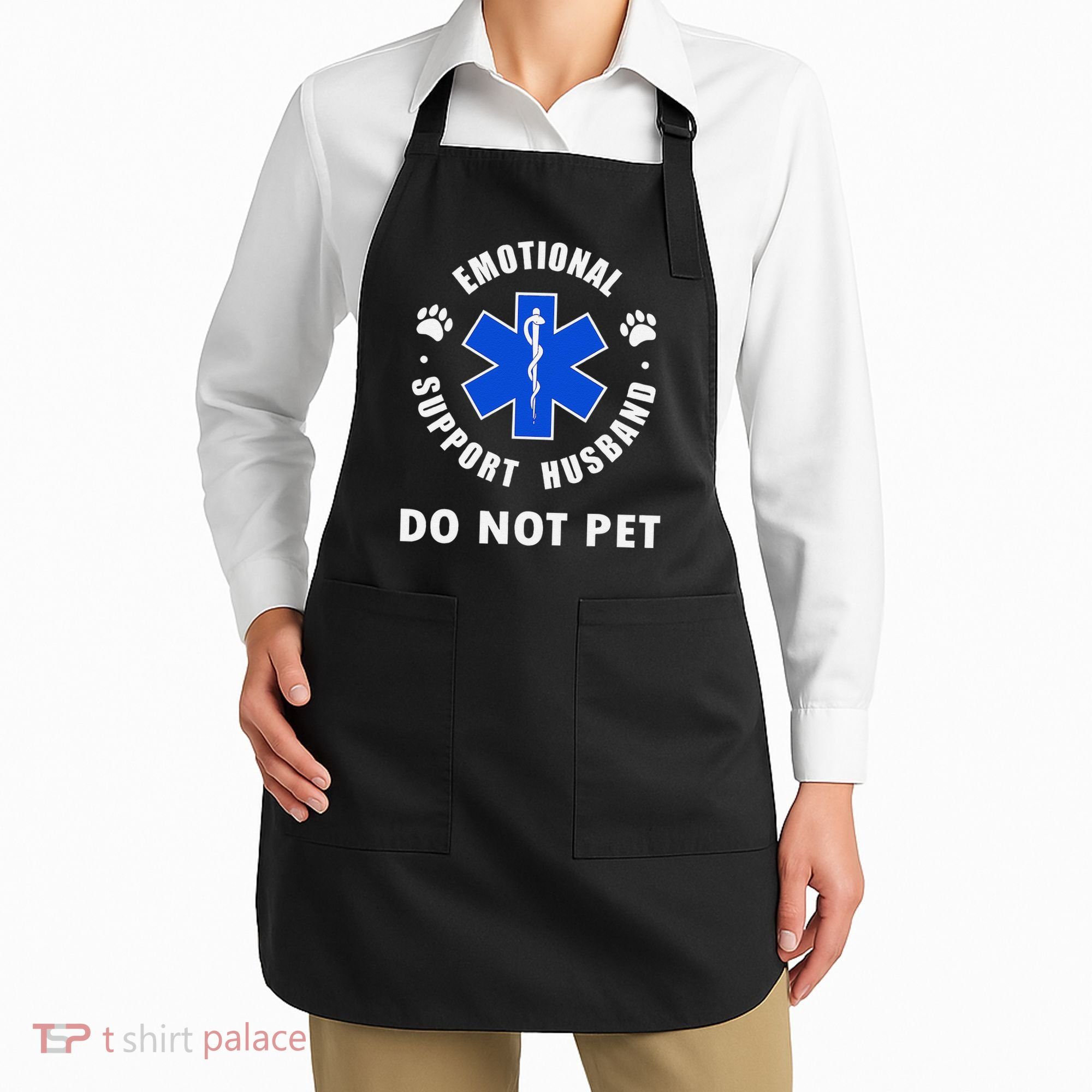 Emotional Support Husband Do Not Pet Apron