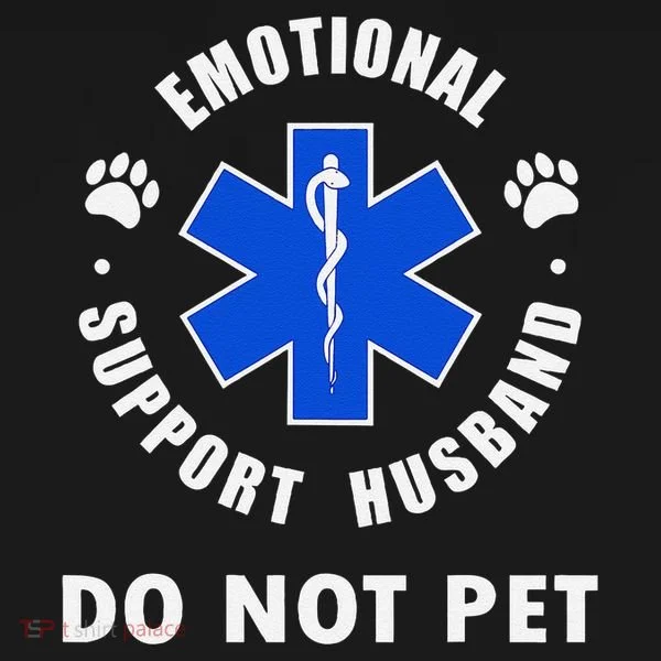 Emotional Support Husband Do Not Pet Bucket Hat