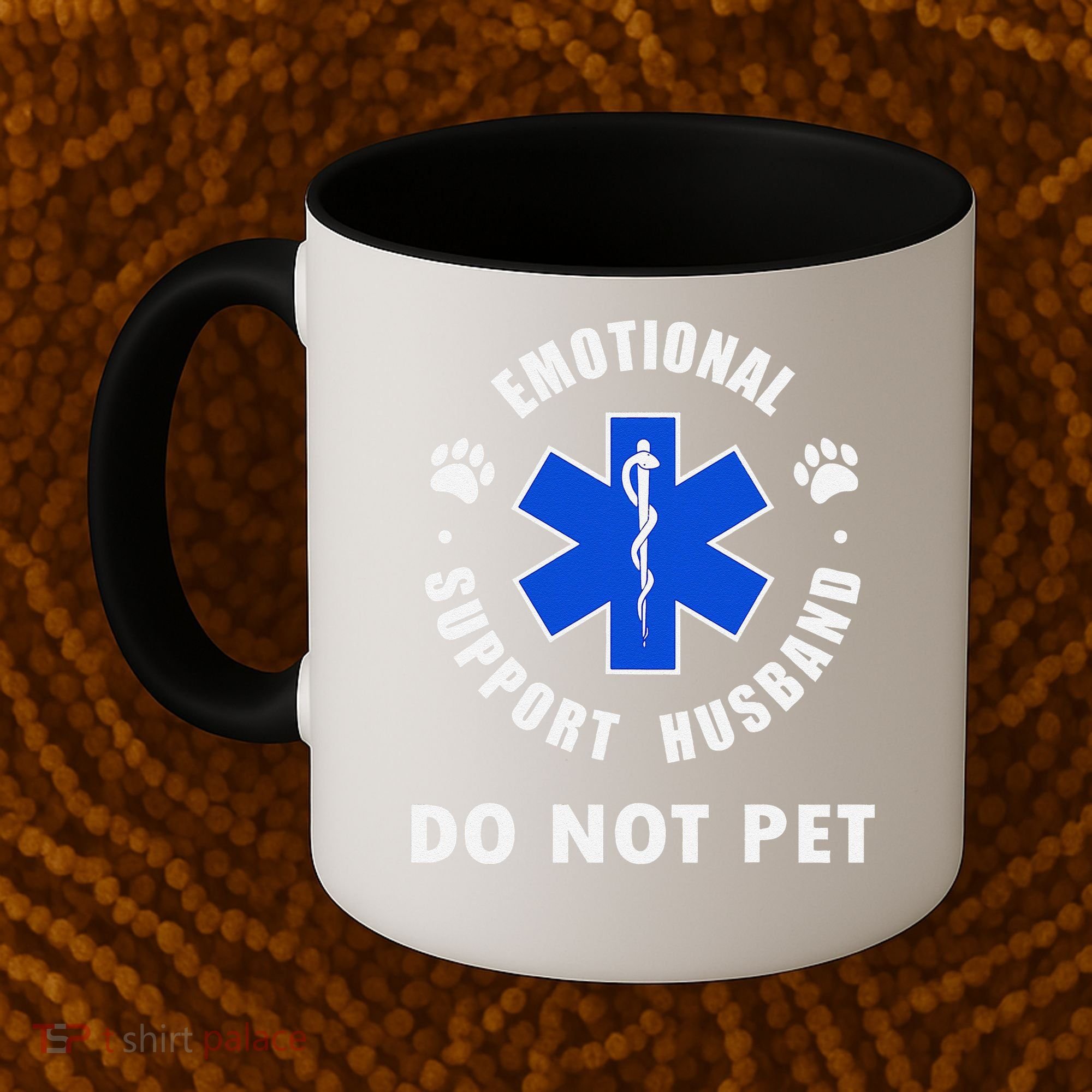 Emotional Support Husband Do Not Pet Coffee Mug