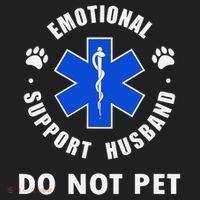 Emotional Support Husband Do Not Pet Beanie thumb 2
