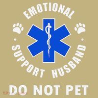 Emotional Support Husband Do Not Pet Sweatshirt thumb 2