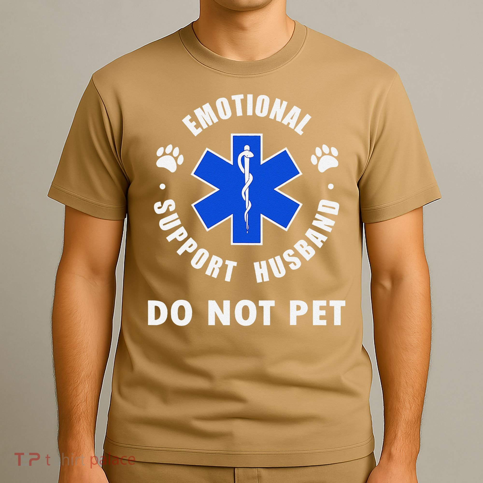 Emotional Support Husband Do Not Pet T-Shirt