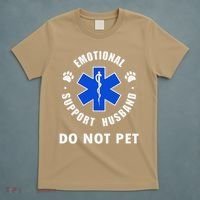 Emotional Support Husband Do Not Pet T-Shirt thumb 5