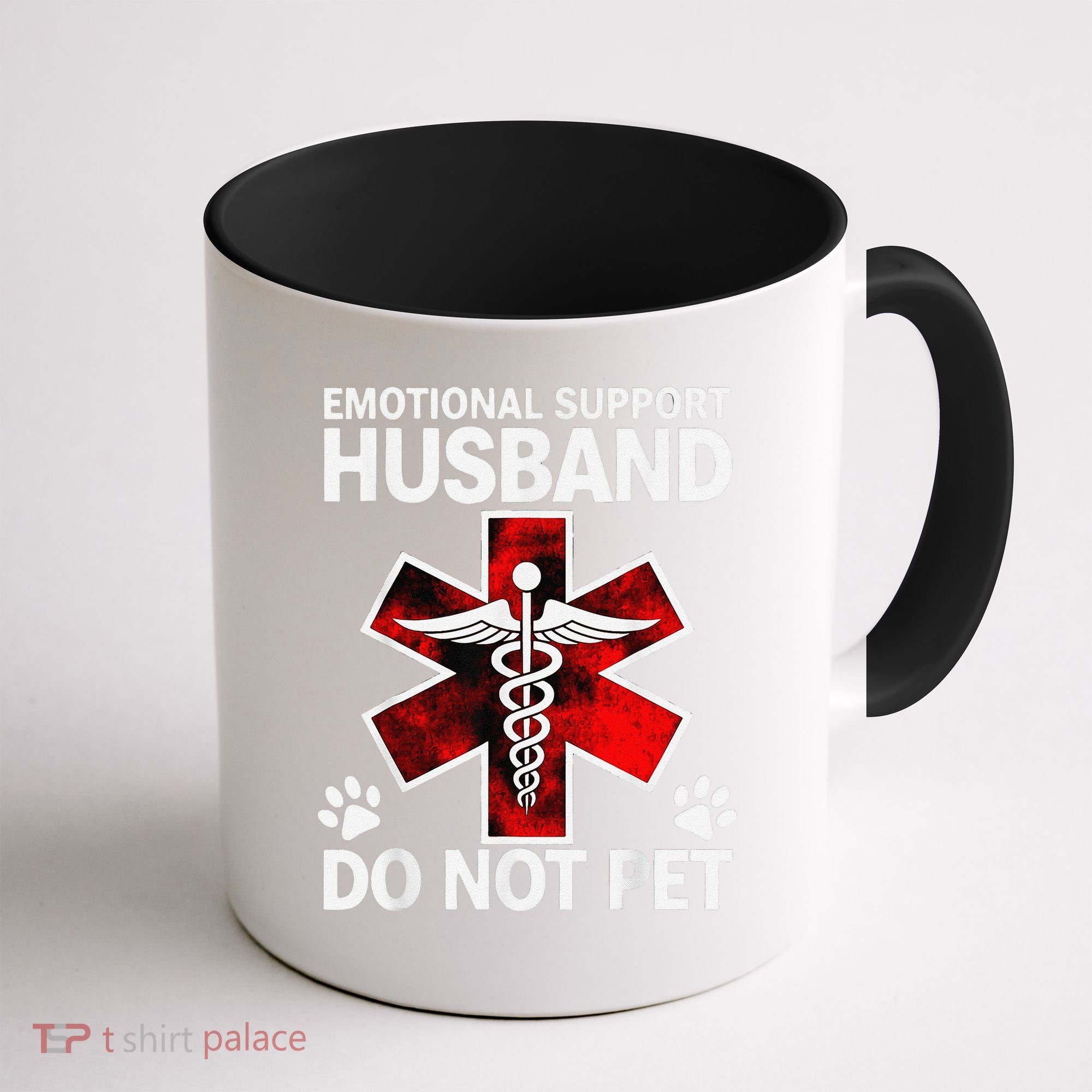 Emotional Support Husband Do Not Pet Coffee Mug