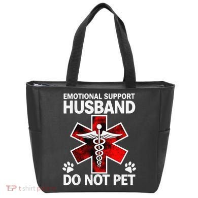 Emotional Support Husband Do Not Pet Tote Bag