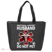Emotional Support Husband Do Not Pet Tote Bag thumb 0