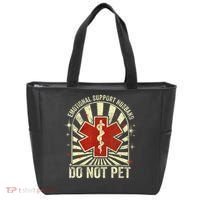 Emotional Support Husband Do Not Pet For Tote Bag thumb 0
