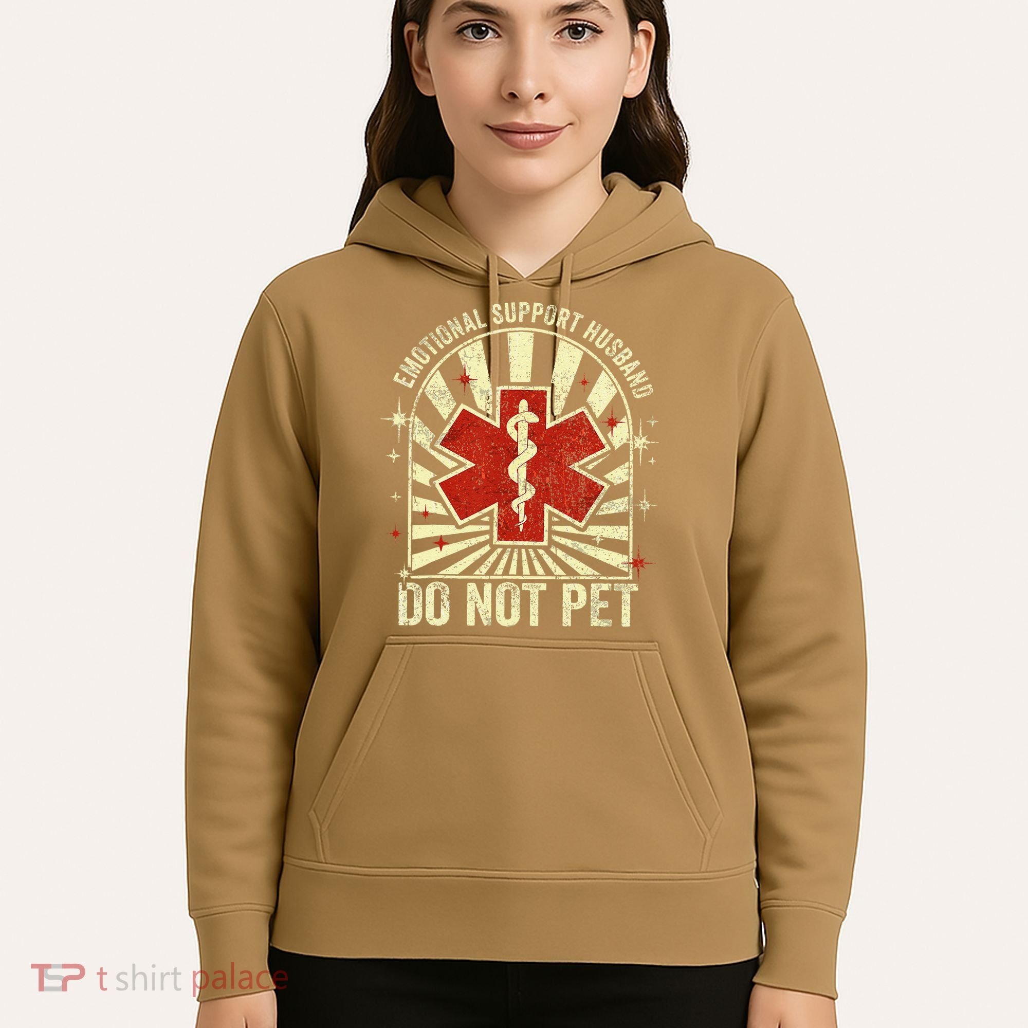 Emotional Support Husband Do Not Pet For Hoodie