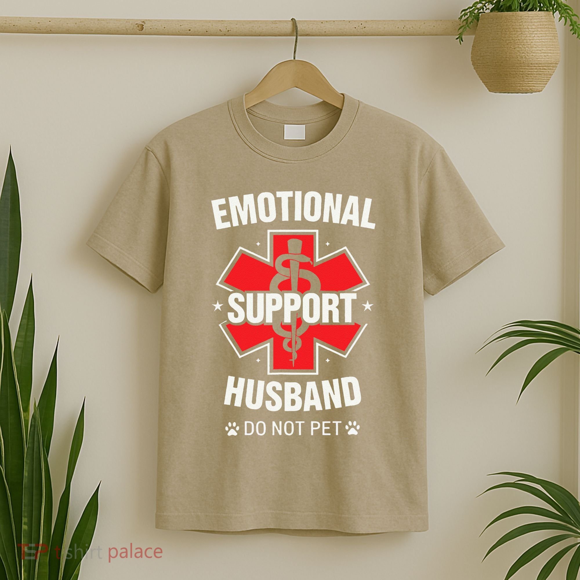Emotional Support Husband Do Not Pet T-Shirt