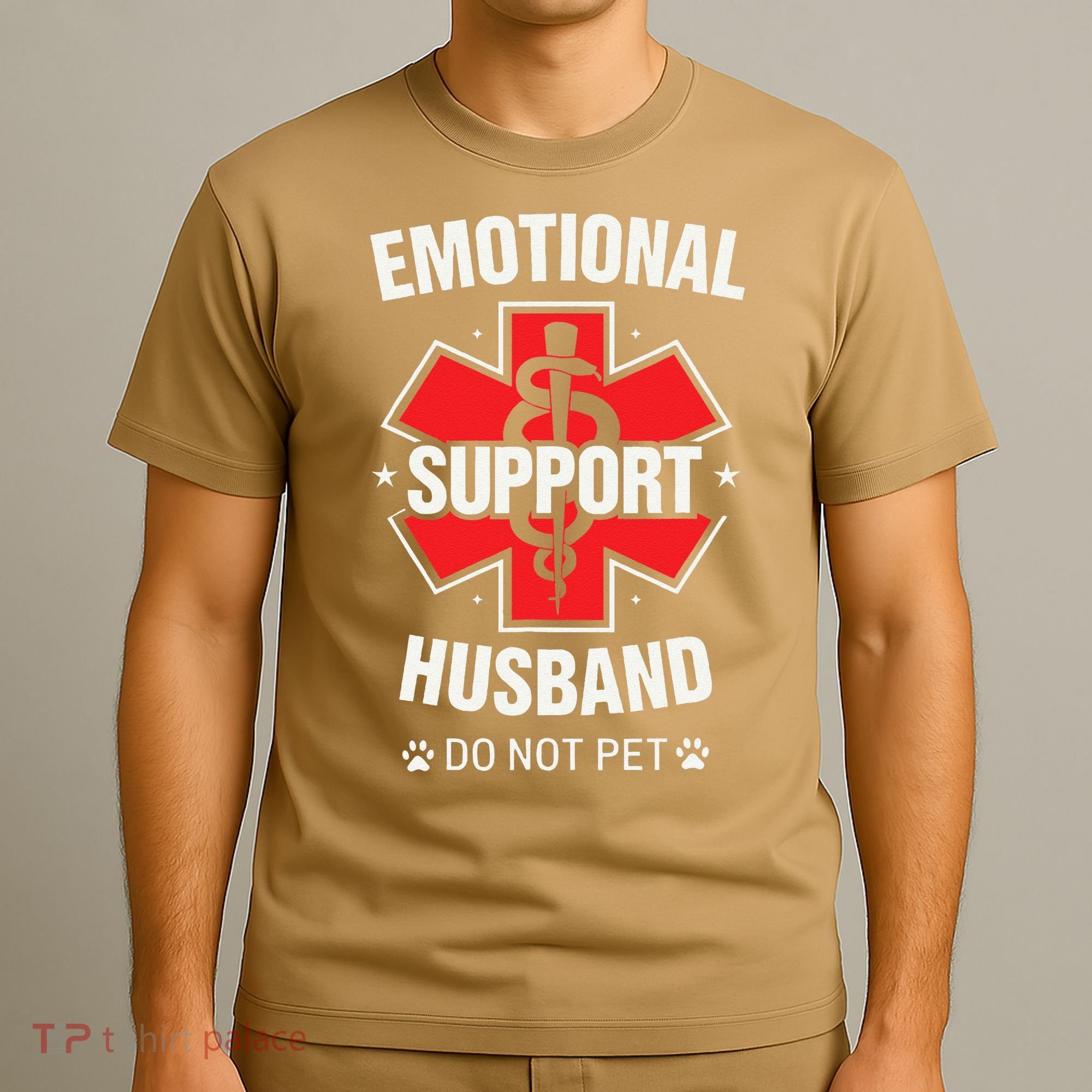 Emotional Support Husband Do Not Pet T-Shirt