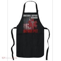 Emotional Support Husband Do Not Pet  Apron thumb 0