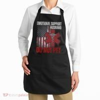 Emotional Support Husband Do Not Pet  Apron thumb 2