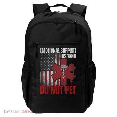 Emotional Support Husband Do Not Pet  Backpack