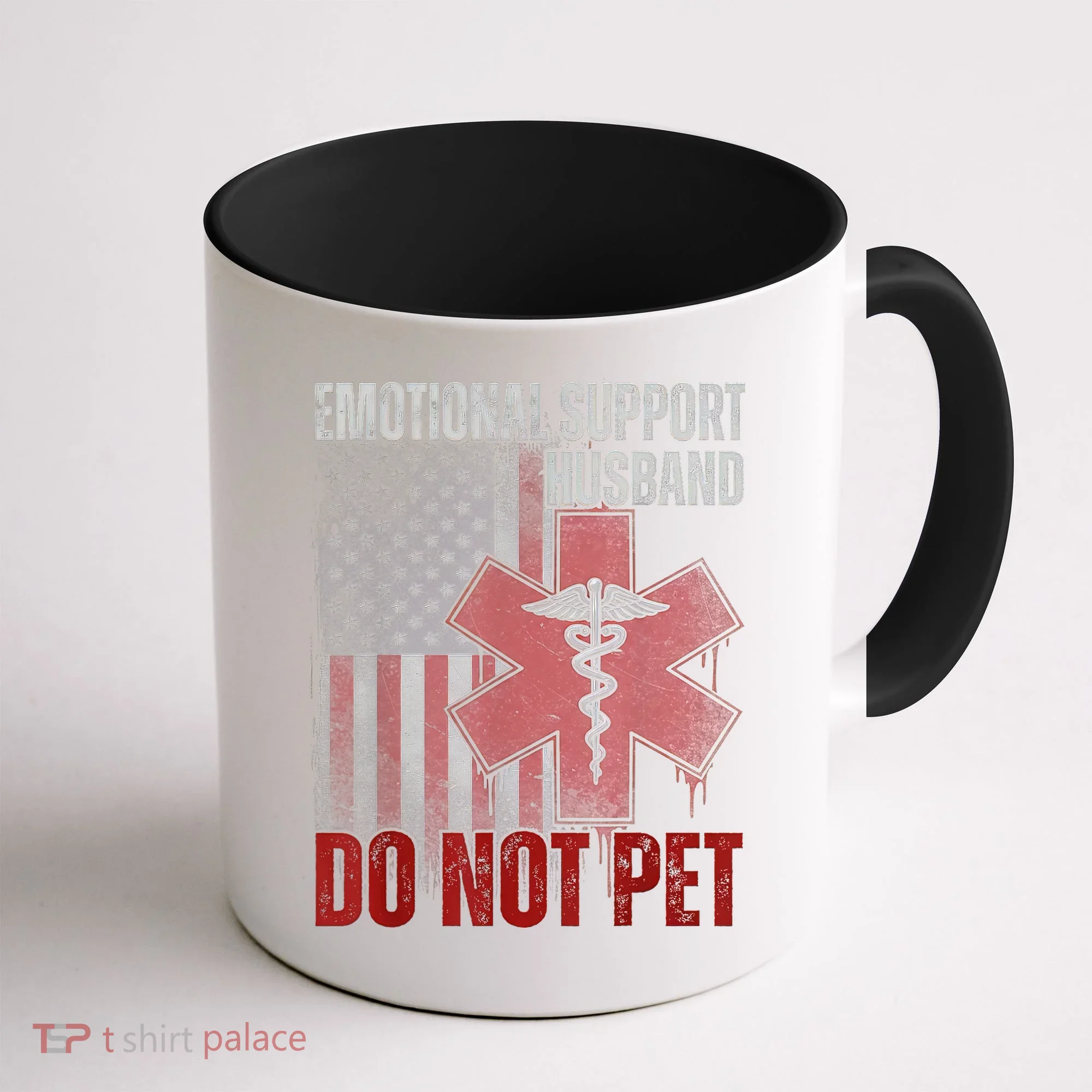 Emotional Support Husband Do Not Pet  Coffee Mug