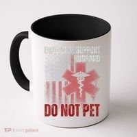Emotional Support Husband Do Not Pet  Coffee Mug thumb 0