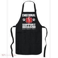 Emotional Support Husband Do Not Pet Apron thumb 0
