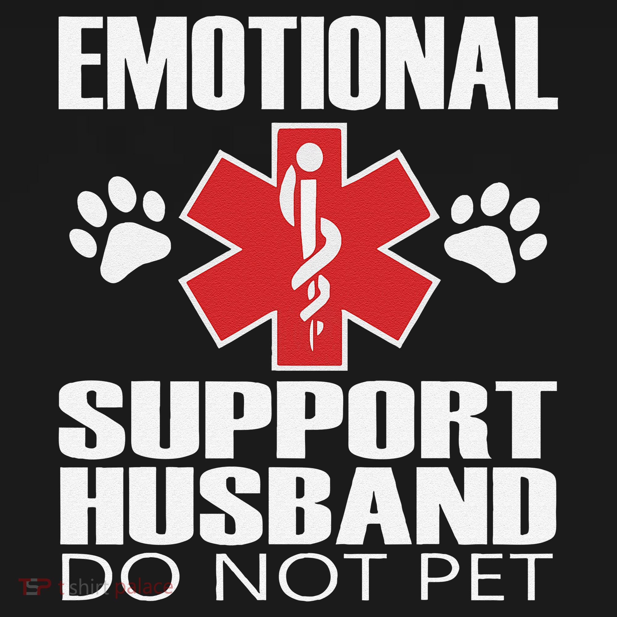 Emotional Support Husband Do Not Pet Bucket Hat