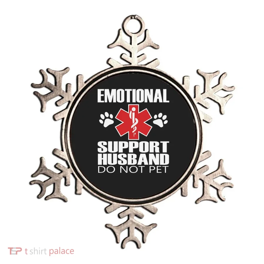 Emotional Support Husband Do Not Pet Ornament
