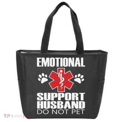 Emotional Support Husband Do Not Pet Tote Bag
