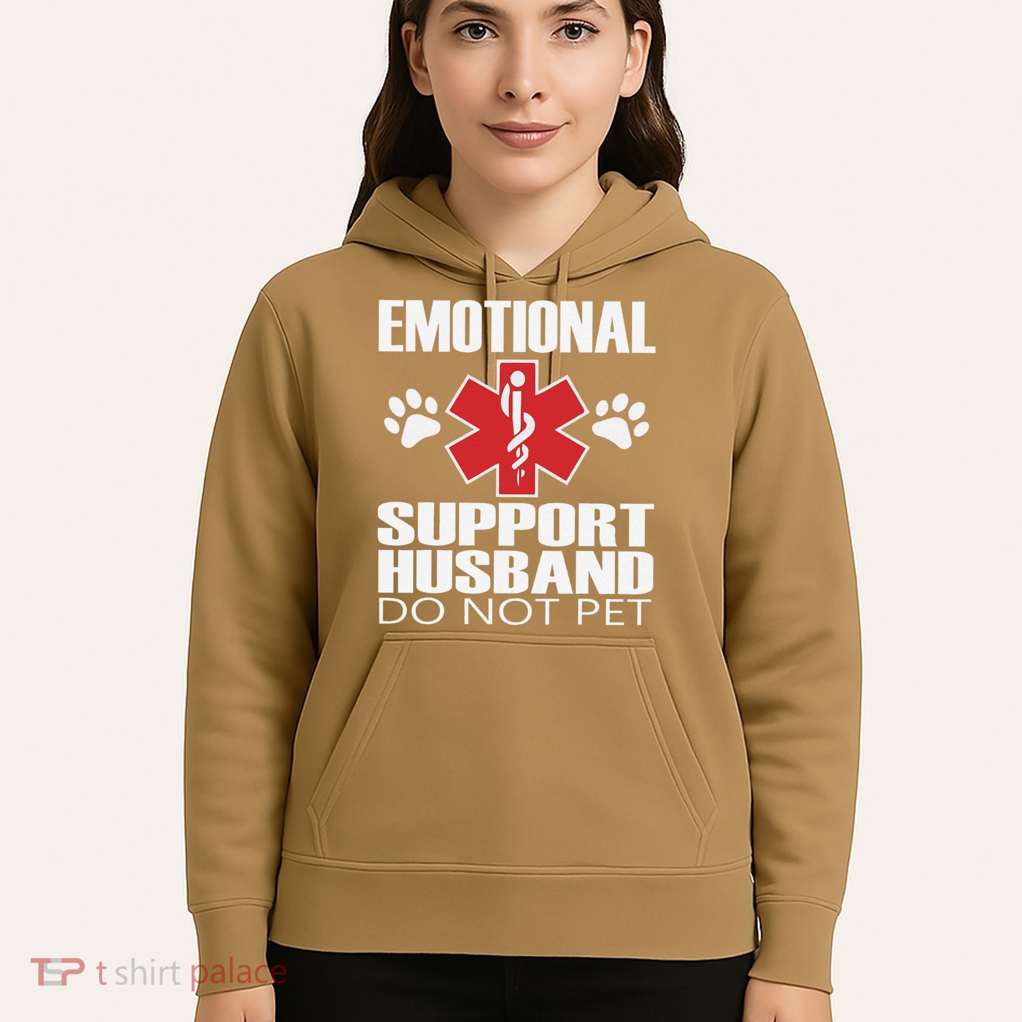 Emotional Support Husband Do Not Pet Hoodie