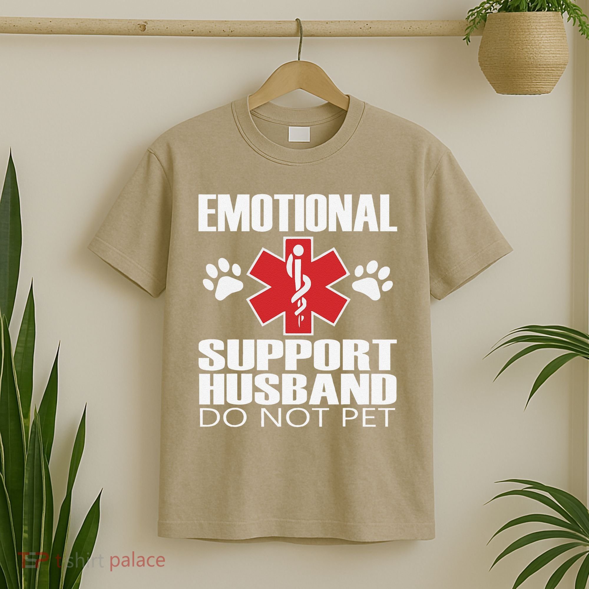 Emotional Support Husband Do Not Pet T-Shirt