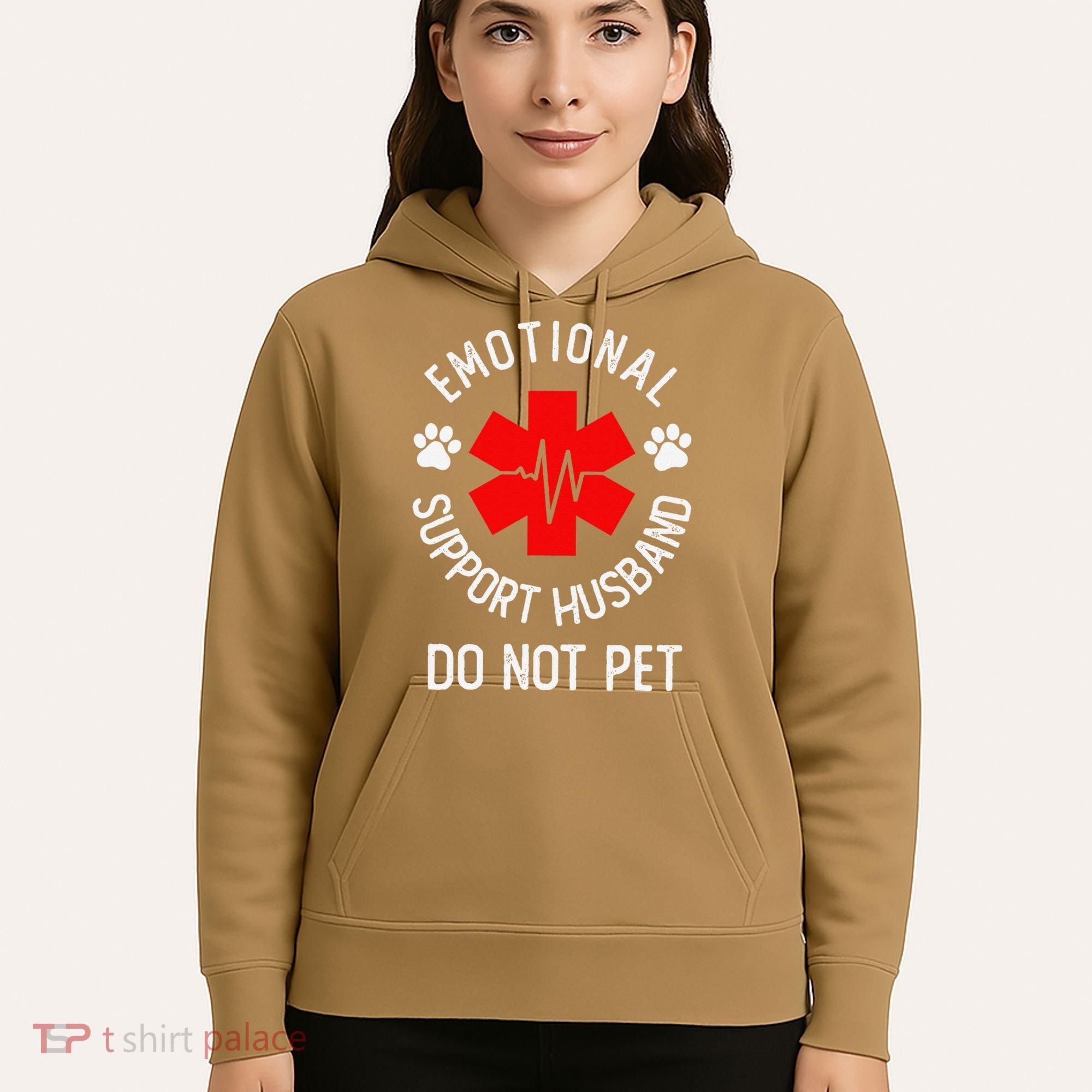 Emotional Support Husband Do Not Pet Hoodie