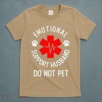 Emotional Support Husband Do Not Pet T-Shirt thumb 5