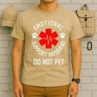 Emotional Support Husband Do Not Pet T-Shirt thumb 6