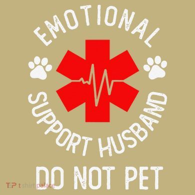 Emotional Support Husband Do Not Pet Magnet