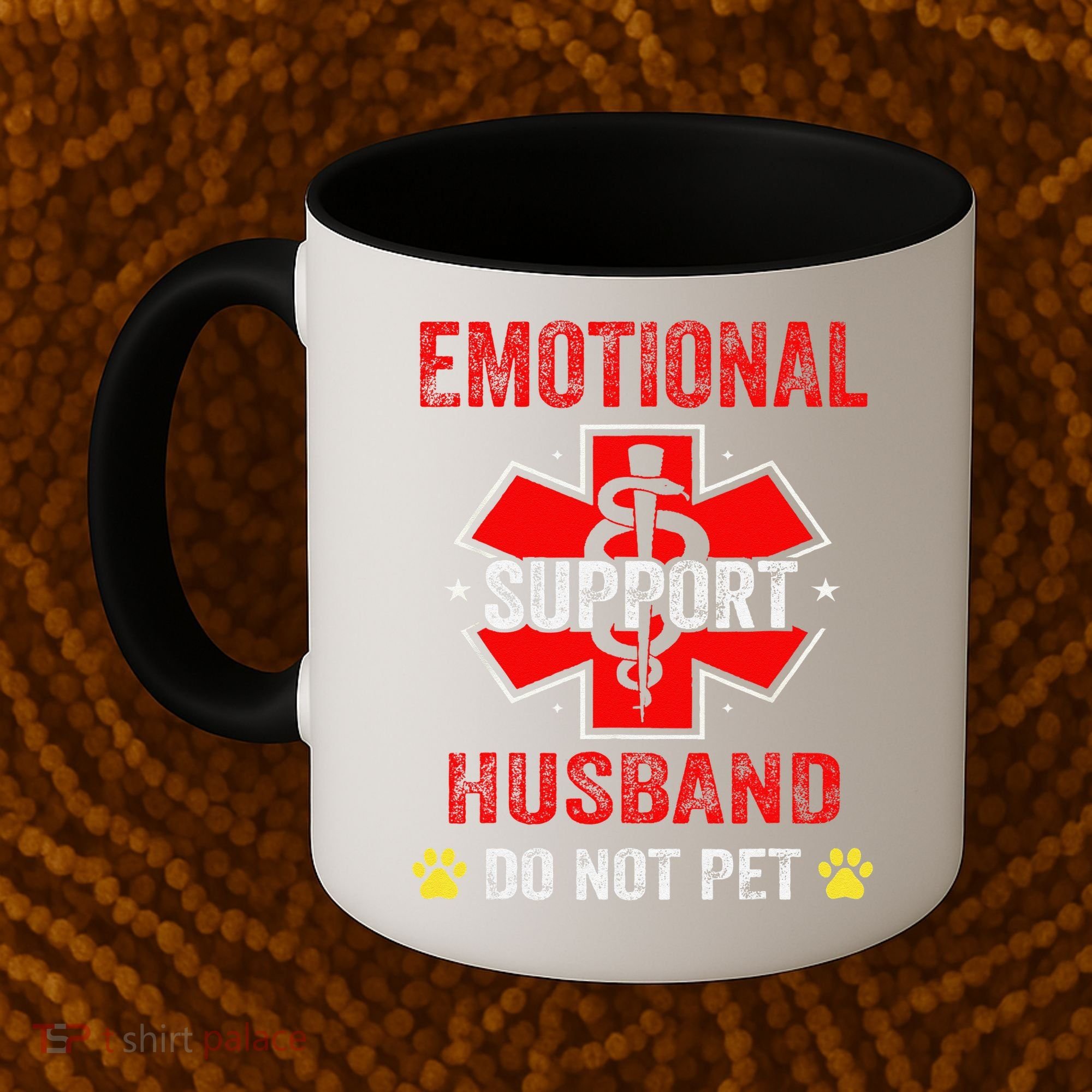 Emotional Support Husband Do Not Pet Coffee Mug
