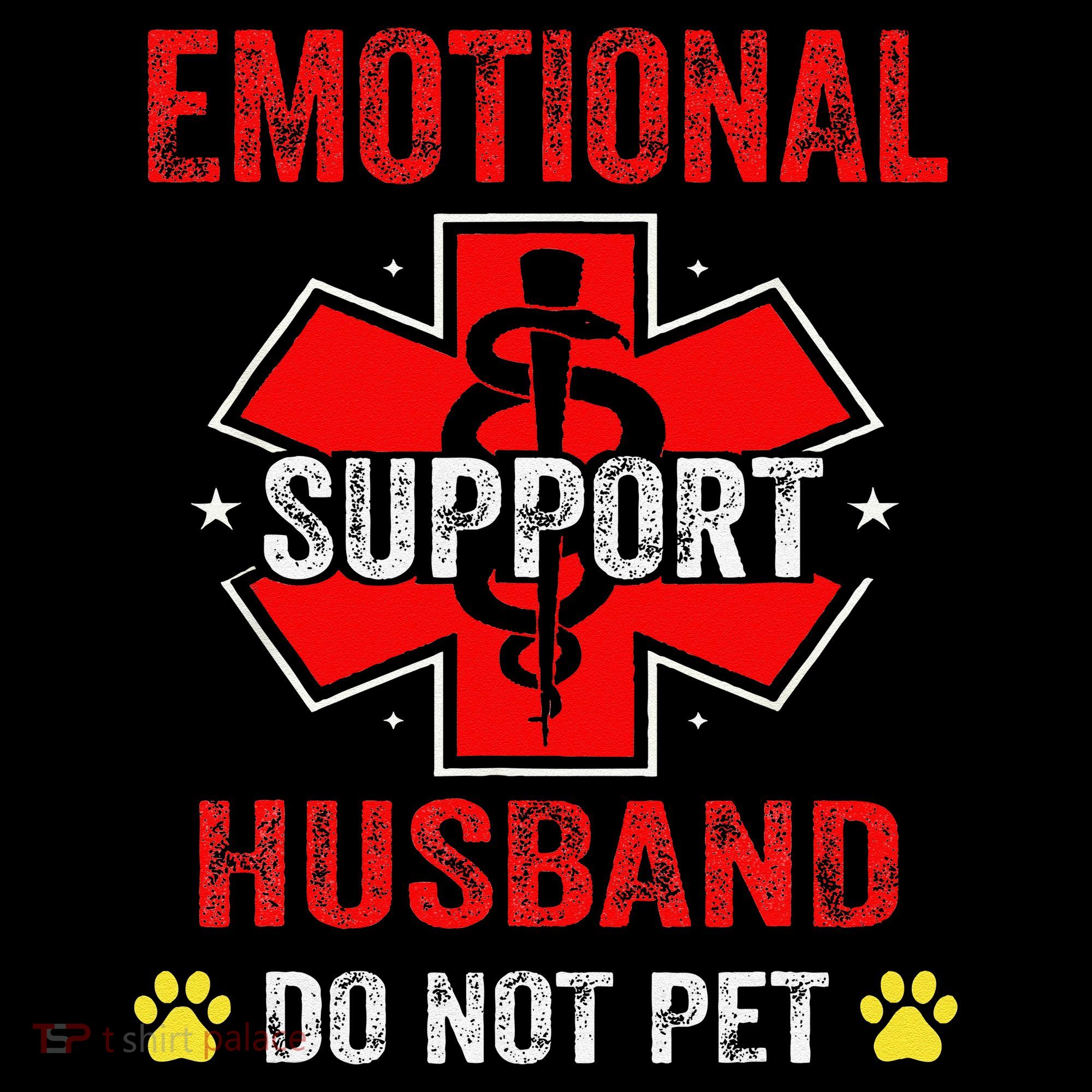 Emotional Support Husband Do Not Pet Pajama Set