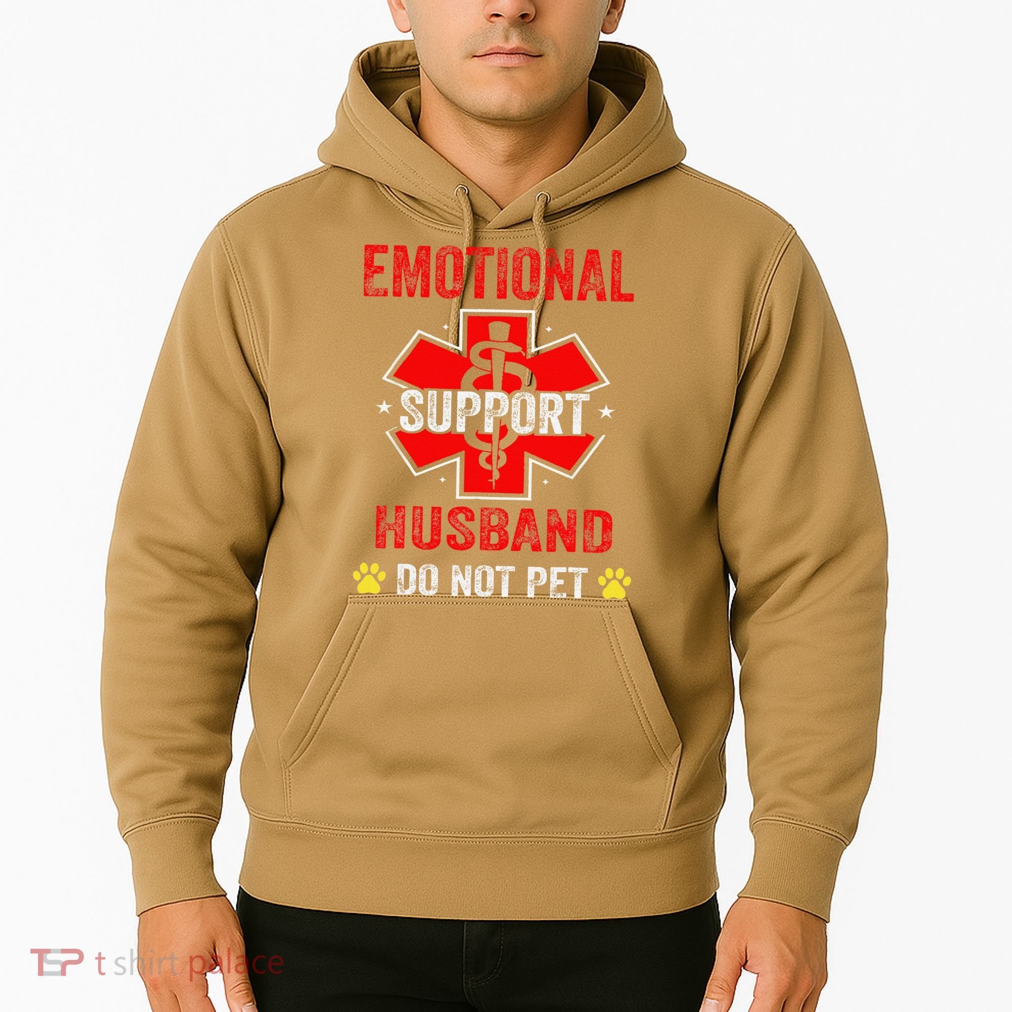 Emotional Support Husband Do Not Pet Hoodie