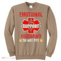Emotional Support Husband Do Not Pet Sweatshirt thumb 0