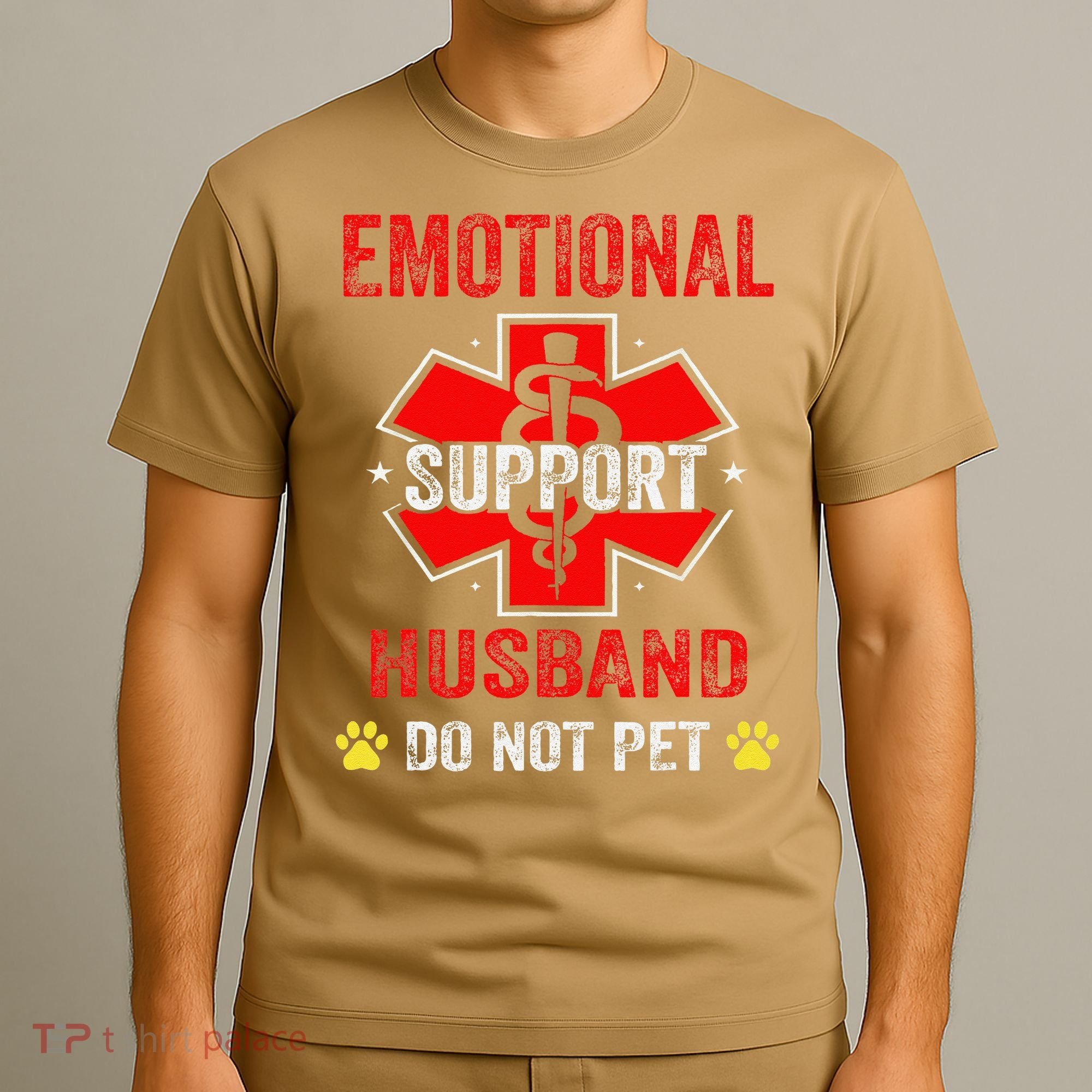Emotional Support Husband Do Not Pet T-Shirt