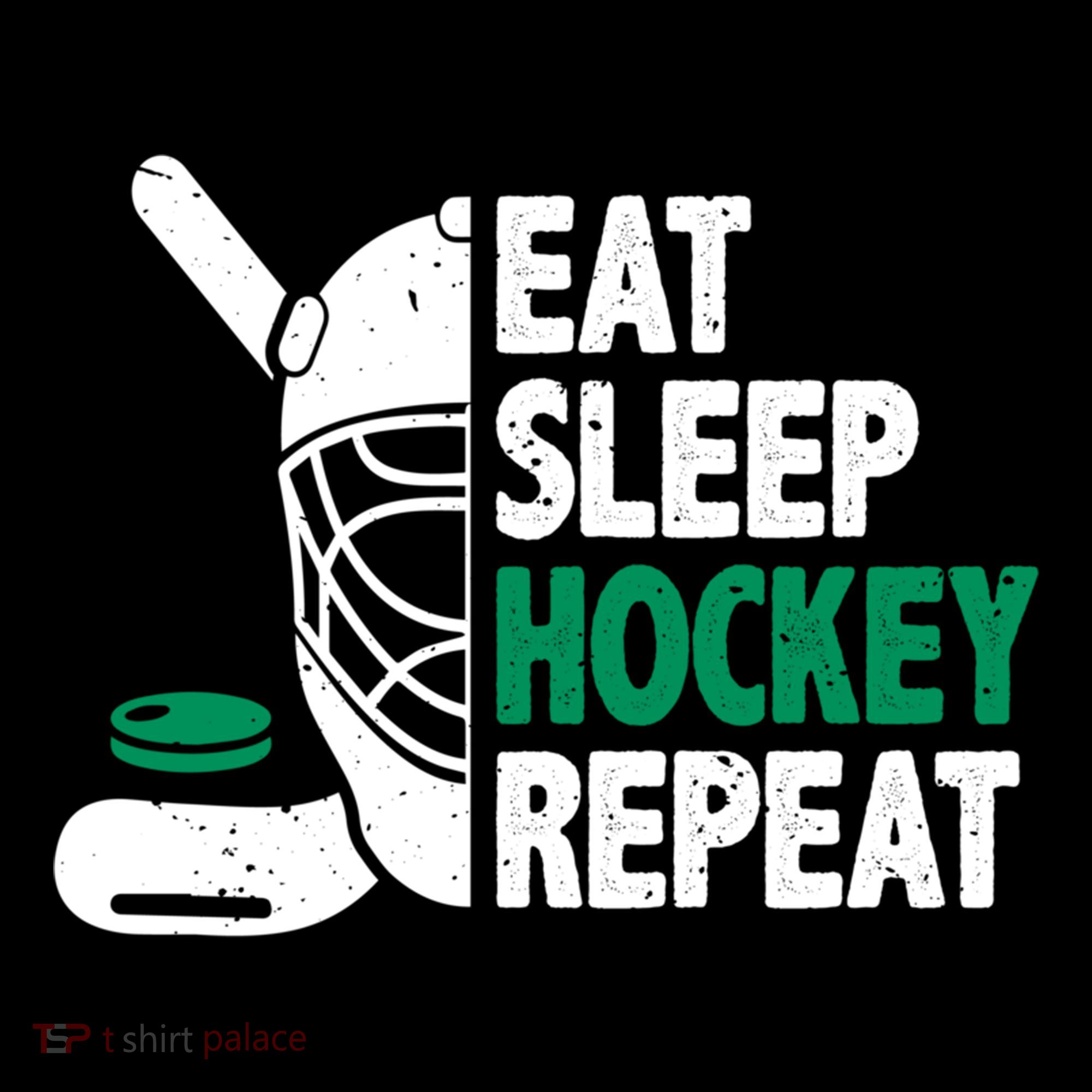 Eat Sleep Hockey Repeat Ice Hockey Lovers Players Funny Gift Coffee Mug