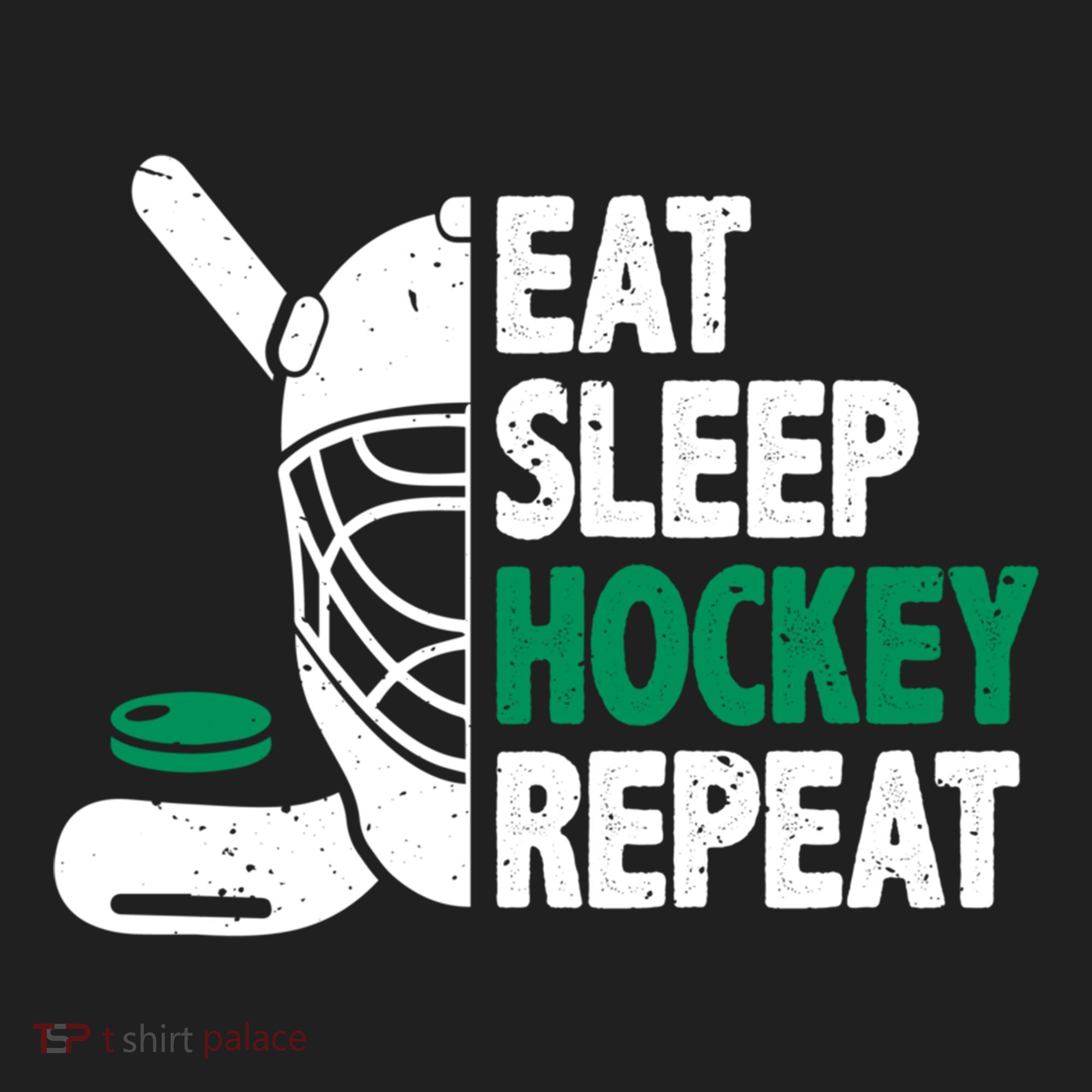 Eat Sleep Hockey Repeat Ice Hockey Lovers Players Funny Gift Beanie