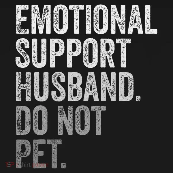 Emotional Support Husband Do Not Pet Bucket Hat