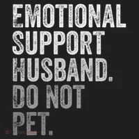 Emotional Support Husband Do Not Pet Beanie thumb 2