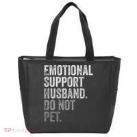 Emotional Support Husband Do Not Pet Tote Bag thumb 0