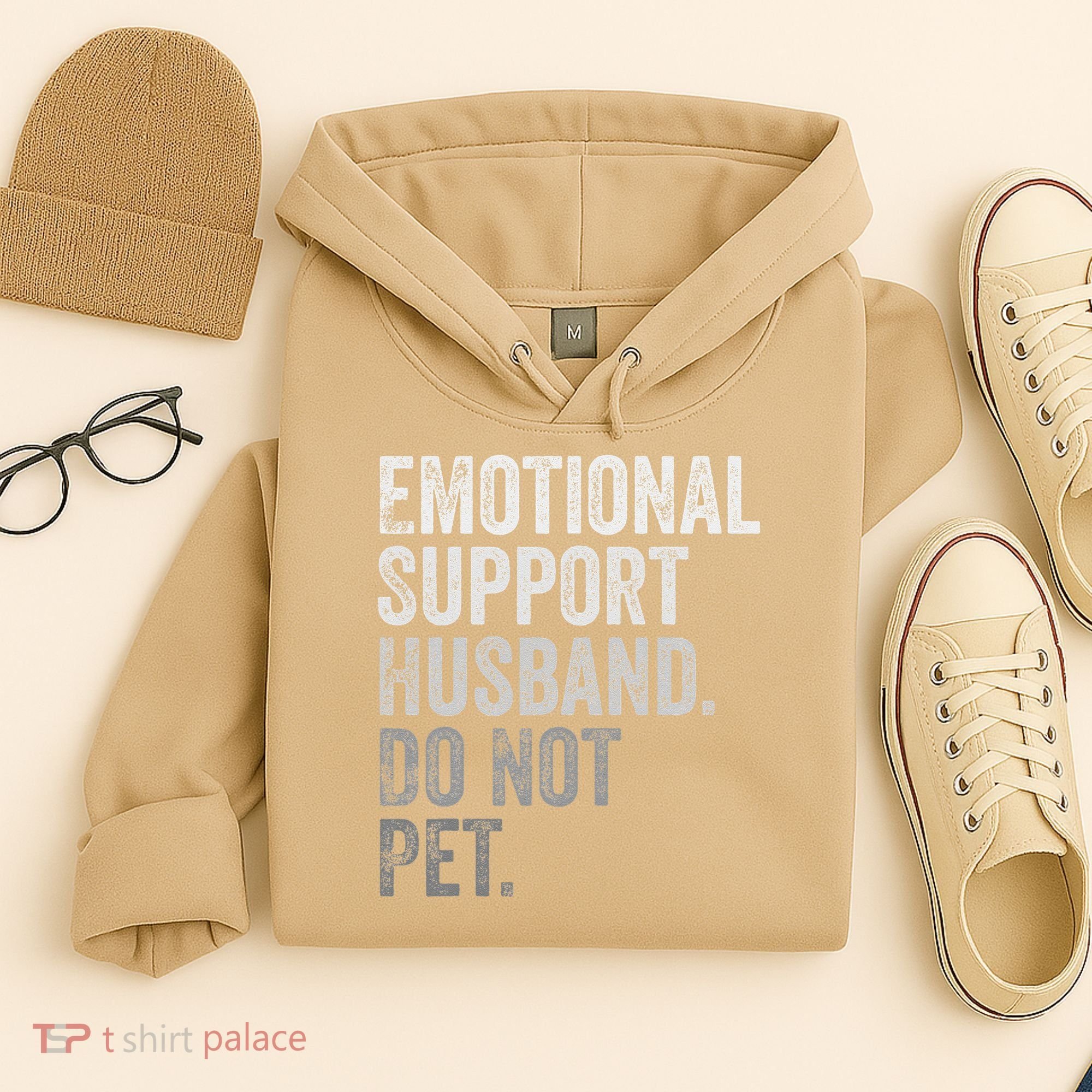 Emotional Support Husband Do Not Pet Hoodie