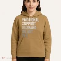 Emotional Support Husband Do Not Pet Hoodie thumb 5