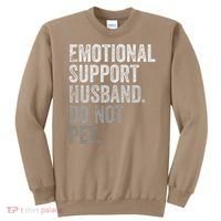 Emotional Support Husband Do Not Pet Sweatshirt thumb 0
