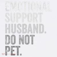 Emotional Support Husband Do Not Pet Comfort Colors Garment-Dyed Hooded Sweatshirt thumb 2