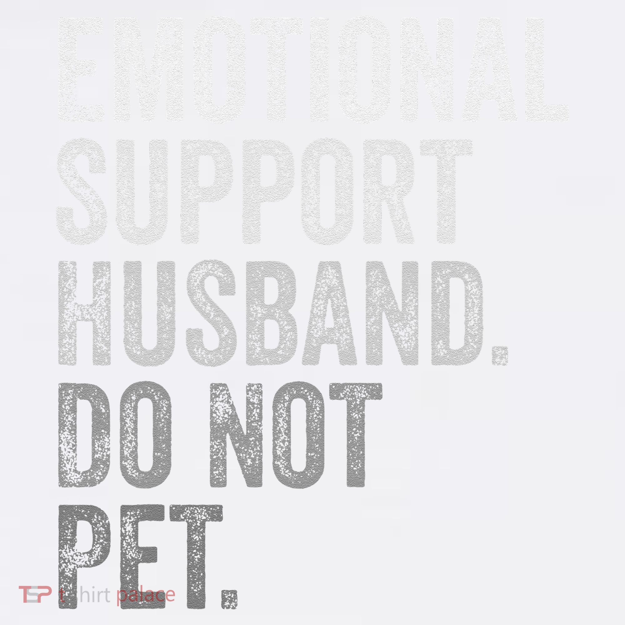 Emotional Support Husband Do Not Pet Comfort Colors Garment-Dyed Hooded Sweatshirt