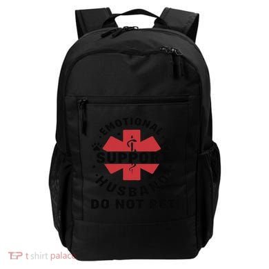 Emotional Support Husband Do Not Pet Backpack