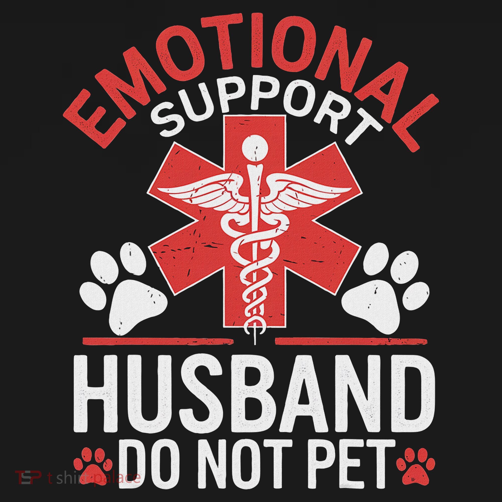 Emotional Support Husband Do Not Pet Funny Pajama Set