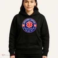 Emotional Support Husband Do Not Pet Service Dog Love Humor Hoodie thumb 5
