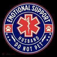 Emotional Support Husband Do Not Pet Service Dog Love Humor Coffee Mug thumb 5