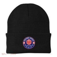 Emotional Support Husband Do Not Pet Service Dog Love Humor Beanie thumb 0