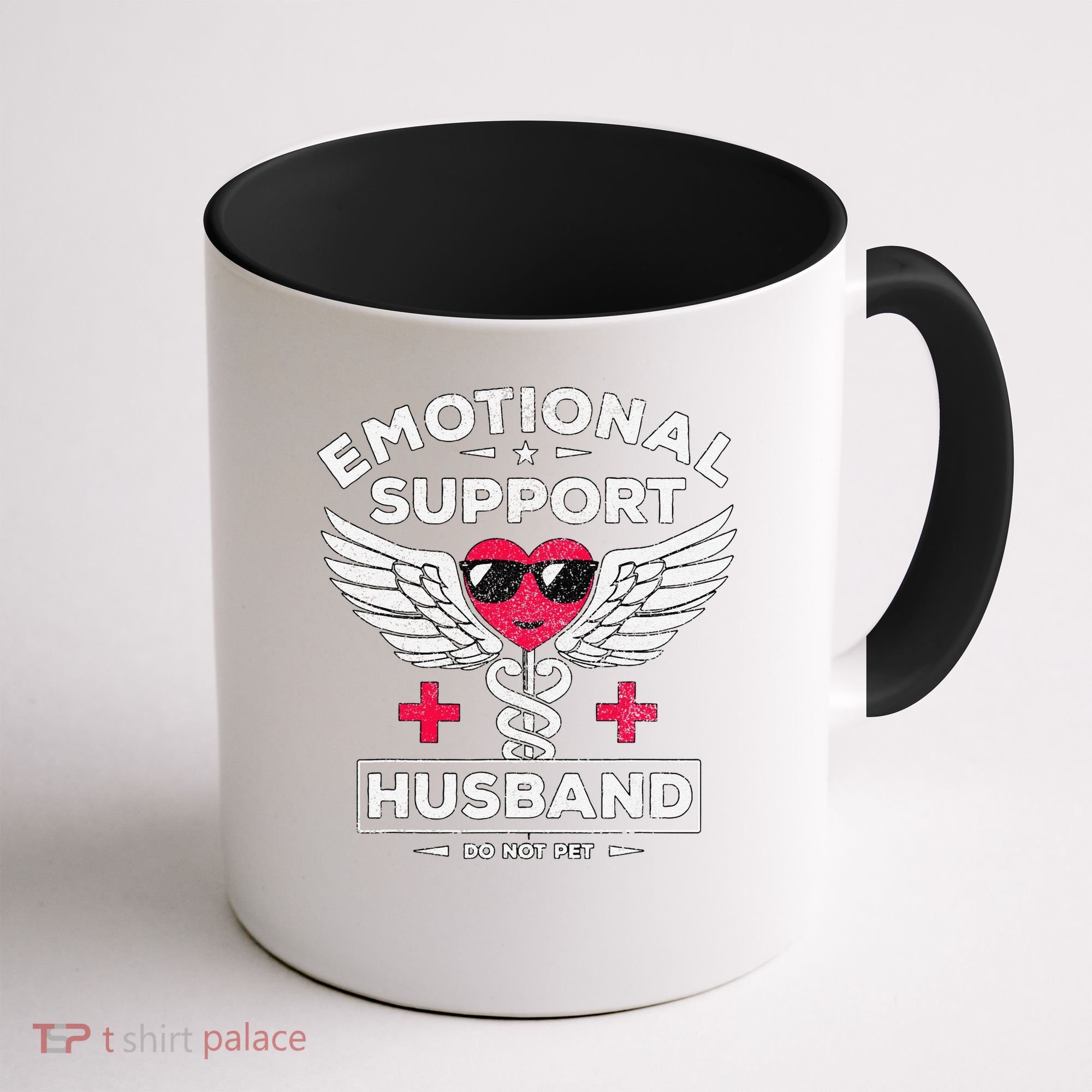 Emotional Support Husband Do Not Pet Coffee Mug